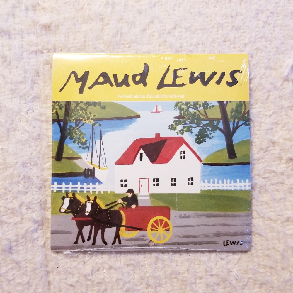 2025 Maud Lewis Mini Wall Calendar Never Opened Canadian Artist Wyman